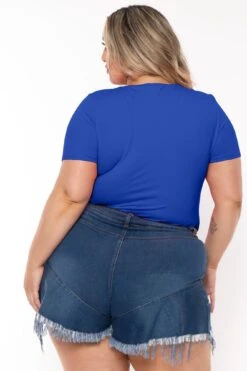 Plus Size Boat Neck Bodysuit - Royal Blue 5 Plus Size Boat Neck Bodysuit - Royal Blue -Kitchensuppliesdeal curvy sense bodysuits plus size boat neck bodysuit royal blue 32302464630881