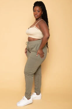 Plus Size Caged-Cutout Bralette - Tan -Kitchensuppliesdeal curvy sense bralettes and bodysuits plus size caged cutout bralette tan 29708944277601