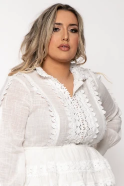 Plus Size Abrianna Embroidered Lace Mini Dress - White 6 Plus Size Abrianna Embroidered Lace Mini Dress - White -Kitchensuppliesdeal curvy sense dresses plus size abrianna embroidered lace mini dress white 32107110695009