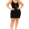 Plus Size Adalyn Caged Dress - Black 1 Plus Size Adalyn Caged Dress - Black -Kitchensuppliesdeal curvy sense dresses plus size adalyn caged dress black 30239348260961