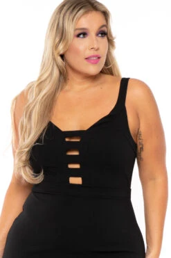 Plus Size Adalyn Caged Dress - Black 6 Plus Size Adalyn Caged Dress - Black -Kitchensuppliesdeal curvy sense dresses plus size adalyn caged dress black 30239348719713