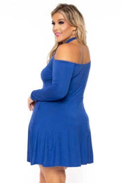 Plus Size Aida Cross Flare Dress - Royal Blue 5 Plus Size Aida Cross Flare Dress - Royal Blue -Kitchensuppliesdeal curvy sense dresses plus size aida cross flare dress royal blue 30210923102305