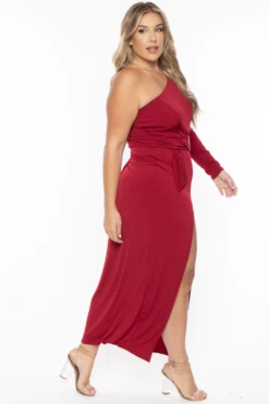 Plus Size Alana Belted Dress - Burgundy 5 Plus Size Alana Belted Dress - Burgundy -Kitchensuppliesdeal curvy sense dresses plus size alana belted dress burgundy 29259028693089