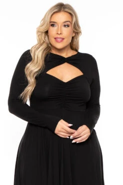 Plus Size Amry Flare Cutout Dress - Black 7 Plus Size Amry Flare Cutout Dress - Black -Kitchensuppliesdeal curvy sense dresses plus size amry flare cutout dress black 30103262527585