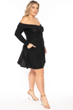 Front Page -Kitchensuppliesdeal curvy sense dresses plus size annabell sweater flare dress black 30714767966305