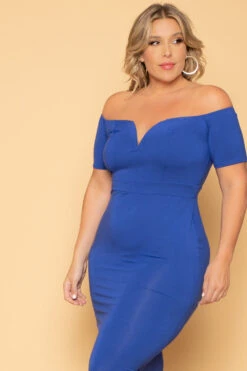 Plus Size Ari Bodycon Dress - Royal Blue 5 Plus Size Ari Bodycon Dress - Royal Blue -Kitchensuppliesdeal curvy sense dresses plus size ari bodycon dress royal blue 29586636111969