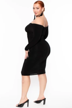 Plus Size Aveline Ruched Dress - Black -Kitchensuppliesdeal curvy sense dresses plus size aveline ruched dress black 29883869495393