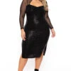 Plus Size Azariah Sweetheart Dress - Black 1 Plus Size Azariah Sweetheart Dress - Black -Kitchensuppliesdeal curvy sense dresses plus size azariah sweetheart dress black 30645896347745