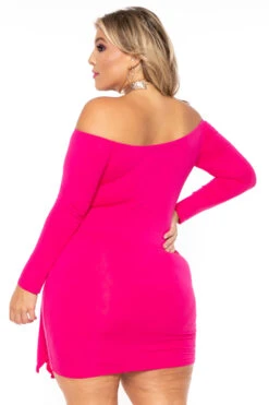 Plus Size Betsy Front Knot Dress - Fuchsia 6 Plus Size Betsy Front Knot Dress - Fuchsia -Kitchensuppliesdeal curvy sense dresses plus size betsy front knot dress fuchsia 30232771264609