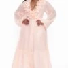 Plus Size Christabel Ruffle Maxi Dress - Peach 1 Plus Size Christabel Ruffle Maxi Dress - Peach -Kitchensuppliesdeal curvy sense dresses plus size christabel ruffle maxi dress peach 32127483609185