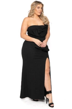 Plus Size Clarise Glitter Maxi Dress - Black 4 Plus Size Clarise Glitter Maxi Dress - Black -Kitchensuppliesdeal curvy sense dresses plus size clarise glitter maxi dress black 30678010167393