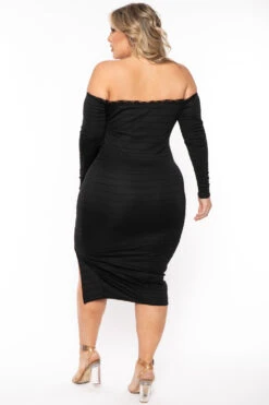 Plus Size Damaris Off The Shoulder Bandage Dress- Black 5 Plus Size Damaris Off The Shoulder Bandage Dress- Black -Kitchensuppliesdeal curvy sense dresses plus size damaris off the shoulder bandage dress black 31249277124705