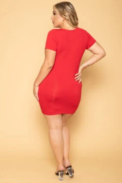 Plus Size Date Night Bodycon Dress- Red 6 Plus Size Date Night Bodycon Dress- Red -Kitchensuppliesdeal curvy sense dresses plus size date night bodycon dress red 29592921276513