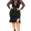 Plus Size Dayanara Midi Dress - Black -Kitchensuppliesdeal curvy sense dresses plus size dayanara midi dress black 30460516040801