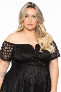 Plus Size Deana Off The Shoulder Lace Dress- Black 6 Plus Size Deana Off The Shoulder Lace Dress- Black -Kitchensuppliesdeal curvy sense dresses plus size deana off the shoulder lace dress black 32335956607073