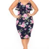 Plus Size Eden Floral Dress- Navy 1 Plus Size Eden Floral Dress- Navy -Kitchensuppliesdeal curvy sense dresses plus size eden floral dress navy 31181661929569