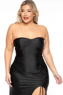 Plus Size Francesca Strapless Dress - Black 6 Plus Size Francesca Strapless Dress - Black -Kitchensuppliesdeal curvy sense dresses plus size francesca strapless dress black 30453493399649