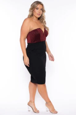 Plus Size Gaia Shimmer Bodycon Dress - Black 5 Plus Size Gaia Shimmer Bodycon Dress - Black -Kitchensuppliesdeal curvy sense dresses plus size gaia shimmer bodycon dress black 29592747343969