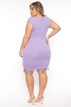 Plus Size Jada Ribbed Bodycon Dress - Lavender 5 Plus Size Jada Ribbed Bodycon Dress - Lavender -Kitchensuppliesdeal curvy sense dresses plus size jada ribbed bodycon dress lavender 31918332248161