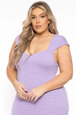 Plus Size Jada Ribbed Bodycon Dress - Lavender 6 Plus Size Jada Ribbed Bodycon Dress - Lavender -Kitchensuppliesdeal curvy sense dresses plus size jada ribbed bodycon dress lavender 31918332280929