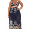 Plus Size Jesminda Chiffon Maxi Dress - Navy 2 Plus Size Jesminda Chiffon Maxi Dress - Navy -Kitchensuppliesdeal curvy sense dresses plus size jesminda chiffon maxi dress navy 32046822522977