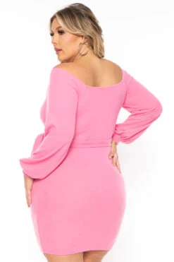Plus Size Kiera Sweetheart Sweater Dress- Pink 6 Plus Size Kiera Sweetheart Sweater Dress- Pink -Kitchensuppliesdeal curvy sense dresses plus size kiera sweetheart sweater dress pink 31049088467041