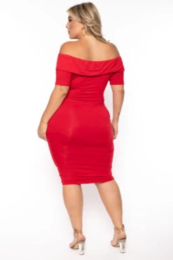 Plus Size Lydia Off The Shoulder Short Sleeve Dress- Red 6 Plus Size Lydia Off The Shoulder Short Sleeve Dress- Red -Kitchensuppliesdeal curvy sense dresses plus size lydia off the shoulder short sleeve dress red 30020895768673