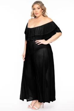 Plus Size Maia Off The Shoulder Maxi Dress - Black 5 Plus Size Maia Off The Shoulder Maxi Dress - Black -Kitchensuppliesdeal curvy sense dresses plus size maia off the shoulder maxi dress black 31556026368097