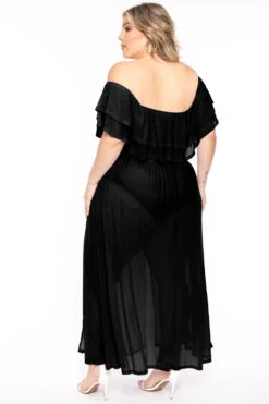 Plus Size Maia Off The Shoulder Maxi Dress - Black 6 Plus Size Maia Off The Shoulder Maxi Dress - Black -Kitchensuppliesdeal curvy sense dresses plus size maia off the shoulder maxi dress black 31556026728545