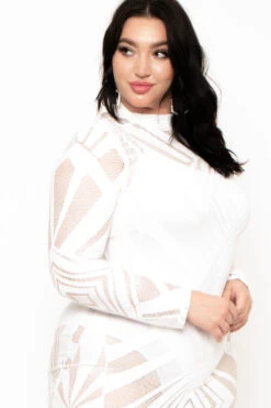 Plus Size Mesh Burn Out Dress - Ivory 6 Plus Size Mesh Burn Out Dress - Ivory -Kitchensuppliesdeal curvy sense dresses plus size mesh burn out dress ivory 29446659702881