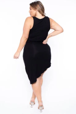Plus Size Mykonos Dress - Black -Kitchensuppliesdeal curvy sense dresses plus size mykonos dress black 29447178387553