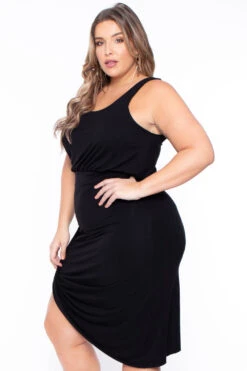 Plus Size Mykonos Dress - Black -Kitchensuppliesdeal curvy sense dresses plus size mykonos dress black 29447178420321
