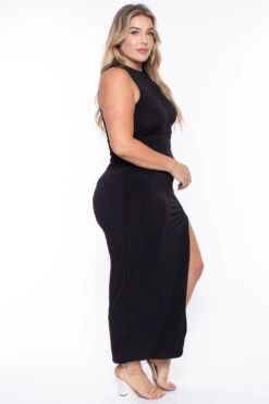 Plus Size Nicki Mesh Maxi Dress - Black 5 Plus Size Nicki Mesh Maxi Dress - Black -Kitchensuppliesdeal curvy sense dresses plus size nicki mesh maxi dress black 29439994757217