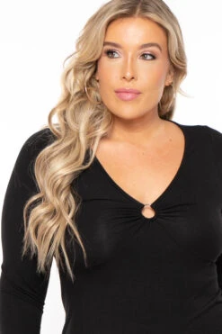 Plus Size Niela Midi Dress - Black 6 Plus Size Niela Midi Dress - Black -Kitchensuppliesdeal curvy sense dresses plus size niela midi dress black 30098651447393