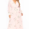 Plus Size Priscilla Floral Maxi Dress - Pink 2 Plus Size Priscilla Floral Maxi Dress - Pink -Kitchensuppliesdeal curvy sense dresses plus size priscilla floral maxi dress pink 29260306382945