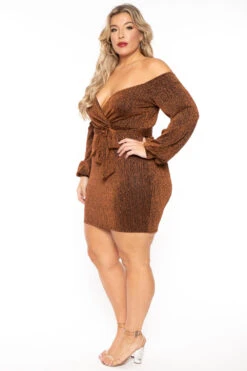 Plus Size Rhianna Metallic Surplice Dress- Gold 5 Plus Size Rhianna Metallic Surplice Dress- Gold -Kitchensuppliesdeal curvy sense dresses plus size rhianna metallic surplice dress gold 30453356986465