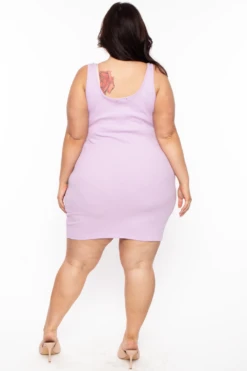 Ambiance Plus Size Roberta Rib Tank Bodycon Dress - Lavender 6 Ambiance Plus Size Roberta Rib Tank Bodycon Dress - Lavender -Kitchensuppliesdeal curvy sense dresses plus size roberta rib tank bodycon dress lavender 29262213939297