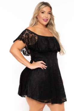 Plus Size Rosabel Lace Dress- Black 6 Plus Size Rosabel Lace Dress- Black -Kitchensuppliesdeal curvy sense dresses plus size rosabel lace dress black 30043413348449