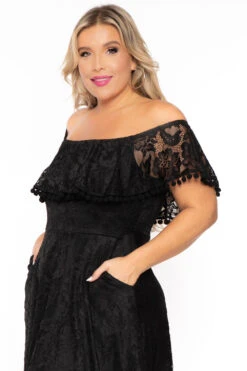 Plus Size Rosabel Lace Dress- Black 7 Plus Size Rosabel Lace Dress- Black -Kitchensuppliesdeal curvy sense dresses plus size rosabel lace dress black 30043413708897