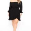 Plus Size Sabrina Off The Shoulder Dress - Black 2 Plus Size Sabrina Off The Shoulder Dress - Black -Kitchensuppliesdeal curvy sense dresses plus size sabrina off the shoulder dress black 31343409332321
