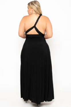 Plus Size Sashay Infinity Convertible Dress- Black -Kitchensuppliesdeal curvy sense dresses plus size sashay infinity convertible dress black 29590977478753