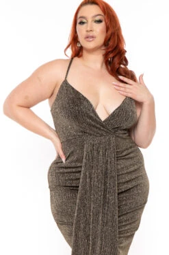 Plus Size Star Kissed Slinky Bodycon Dress - Gold 5 Plus Size Star Kissed Slinky Bodycon Dress - Gold -Kitchensuppliesdeal curvy sense dresses plus size star kissed slinky bodycon dress gold 30671681945697