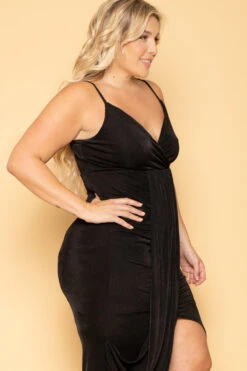 Plus Size Sunkissed Slinky Bodycon Dress - Black 5 Plus Size Sunkissed Slinky Bodycon Dress - Black -Kitchensuppliesdeal curvy sense dresses plus size sunkissed slinky bodycon dress black 29702693257313
