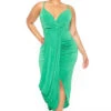 Plus Size Sunkissed Slinky Dress - Green 1 Plus Size Sunkissed Slinky Dress - Green -Kitchensuppliesdeal curvy sense dresses plus size sunkissed slinky dress green 30453290041441