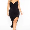 Plus Size Vavavoom Lace Inset Dress - Black 1 Plus Size Vavavoom Lace Inset Dress - Black -Kitchensuppliesdeal curvy sense dresses plus size vavavoom lace inset dress black 29271825481825