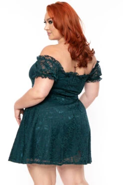 Plus Size Veronica Flower Lace Dress- Green 7 Plus Size Veronica Flower Lace Dress- Green -Kitchensuppliesdeal curvy sense dresses plus size veronica flower lace dress green 30540492800097
