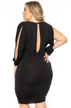 Plus Size Victoria Dress - Black -Kitchensuppliesdeal curvy sense dresses plus size victoria dress black 30708461928545
