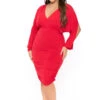 Plus Size Victoria Dress - Red -Kitchensuppliesdeal curvy sense dresses plus size victoria dress red 31541914140769