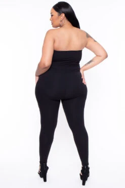Plus Size Alessa Cut Out Jumpsuit- Black 6 Plus Size Alessa Cut Out Jumpsuit- Black -Kitchensuppliesdeal curvy sense jumpsuits and rompers plus size alessa cut out jumpsuit black 30025866051681