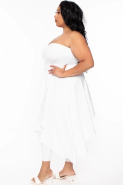 Plus Size Kelsey Cascading Ruffle Jumpsuit - Ivory 5 Plus Size Kelsey Cascading Ruffle Jumpsuit - Ivory -Kitchensuppliesdeal curvy sense jumpsuits and rompers plus size kelsey cascading ruffle jumpsuit ivory 29443209330785